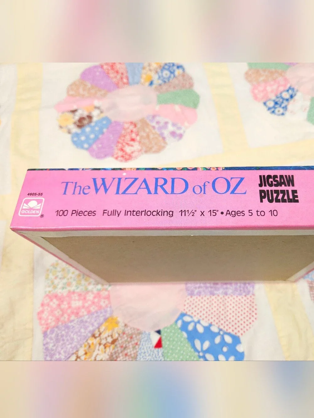 Wizard Of Oz SEALED Melanie Taylor Kent Golden 100 Piece Jigsaw Puzzle Rare 1989